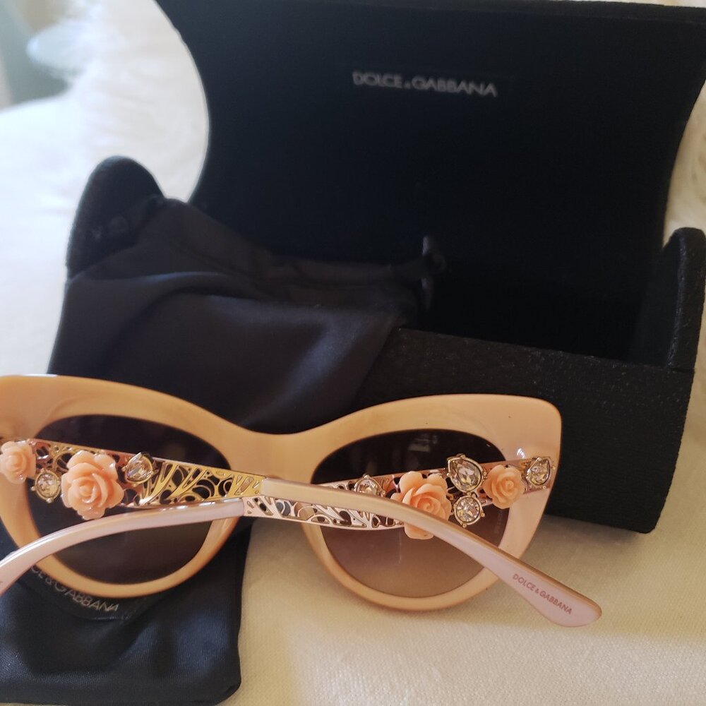 Dolce & Gabbana  sunglasses  peach